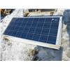 Image 2 : 6- 26.5" x 59" solar panels c/w batteries, gauge and inverter (working)