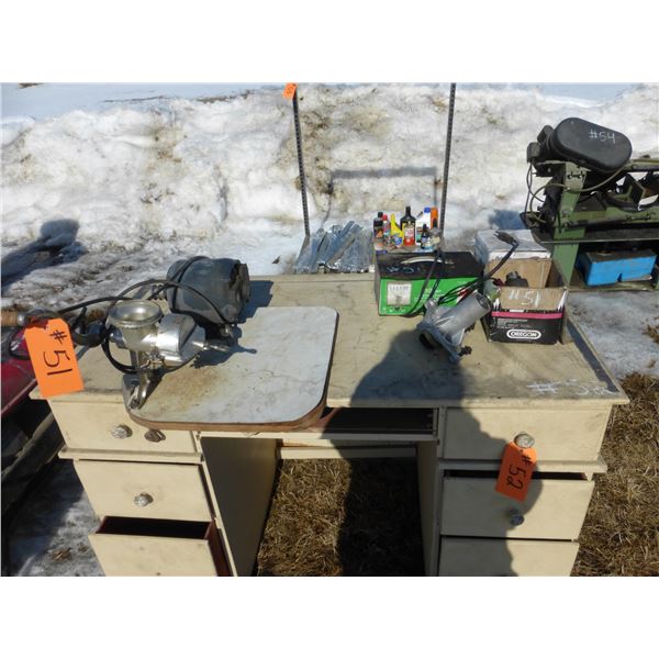 Elec. Grinder and battery charger (working)