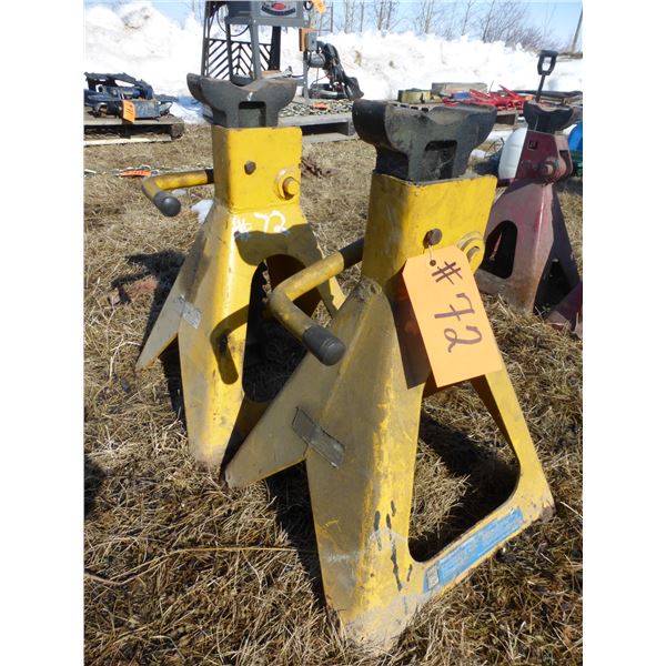 2- 12 ton jack stands