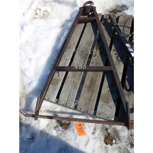 Pintle tow bar hitch