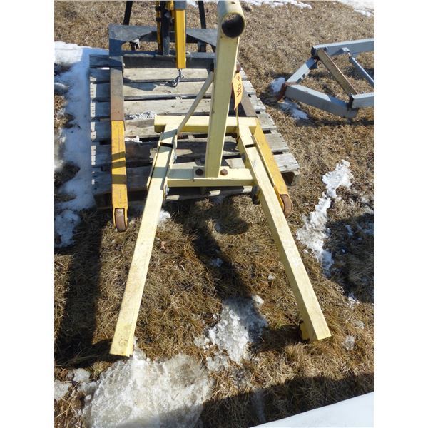 Engine stand, missing face plate