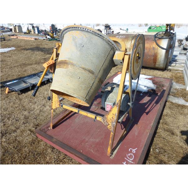 Elec. 1/2 HP concrete mixer