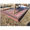 Image 2 : 48" x 96" wood deck,