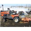 Image 1 : Ariens 5-16 Hydrostatic tractor, RUNNING, SN 002656, Ariens 36" rear attach rototiller, SN. 001422