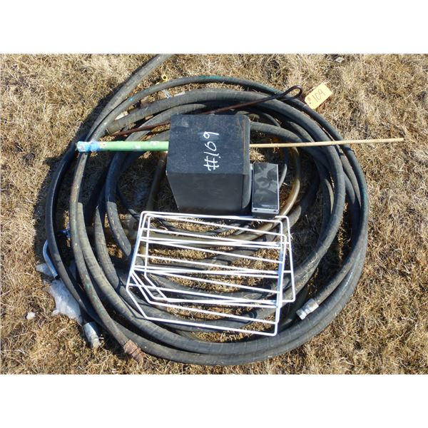 Rubber hose and speakers