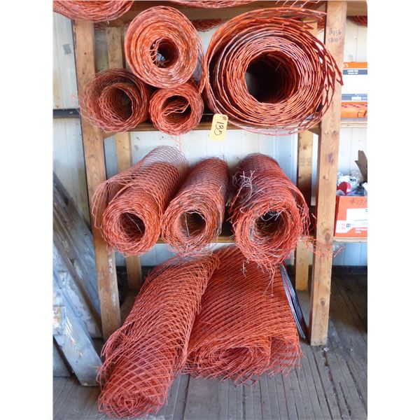 Approx. 9 rolls of snow fence