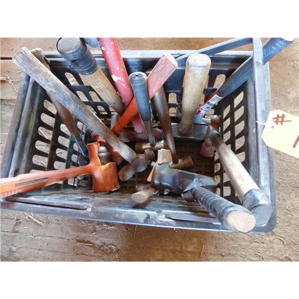 Crate of hammers