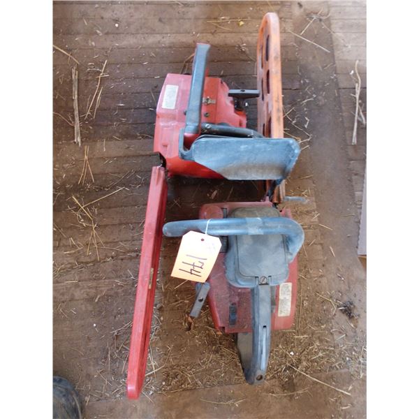 2- Homelite chain saws (1- should run)