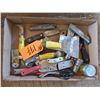 Image 1 : Box of scrapers, knives etc.
