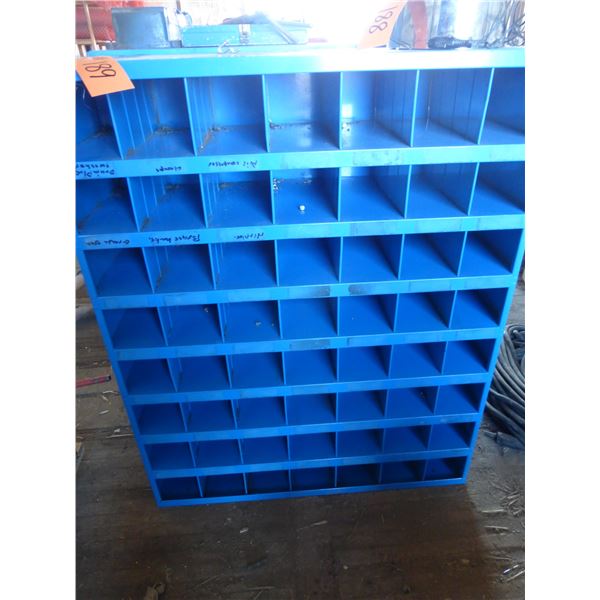 Blue bolt bin (56 comp.)