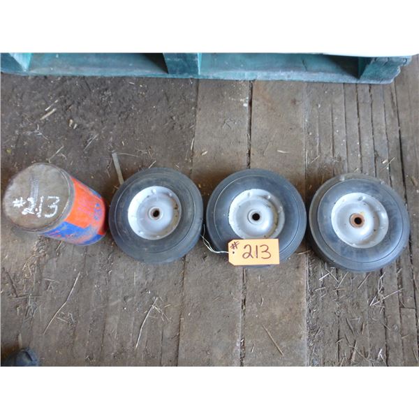 3- Wheels and old tin