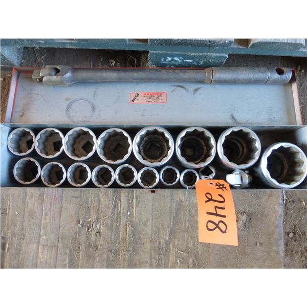 Hansen 3/4" socket set,