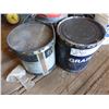 Image 2 : 3- Grease pails c/w pump, 2- pails of chains and pail of small strap ends