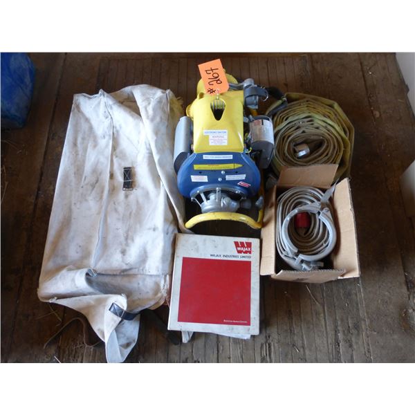 Wajax Mark 26 pump  c/w hose, canvas backpack and manual (Very costly efficient pump)