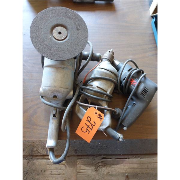 Grinders & 2- drill (working)