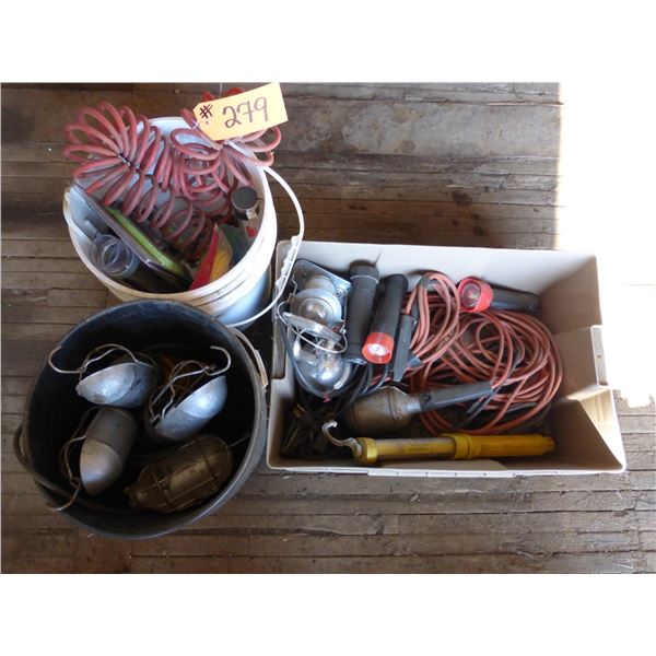 Trouble lights, cord and hose