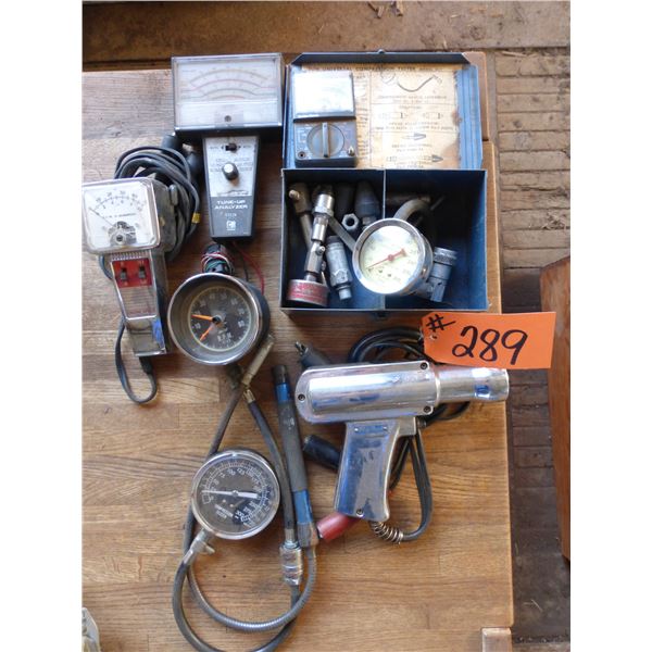 Timing gun and testing equipment