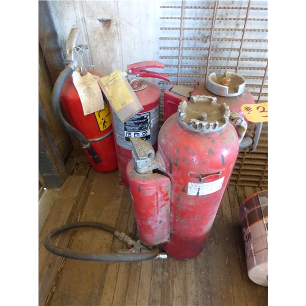 4- Fire ext. (1- Charged)