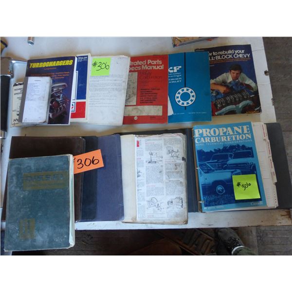 Assort. Parts and service manuals