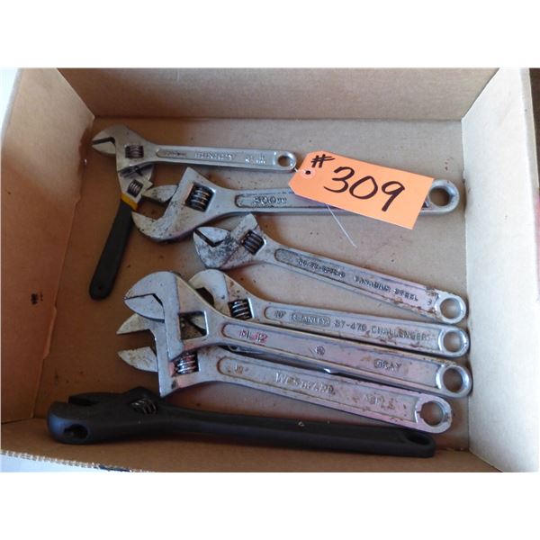 Box of assort. crescent wrenches