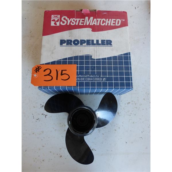 OMC 3 blade propeller