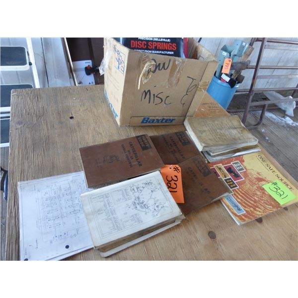 Approx. 7 caterpillar crawler manuals