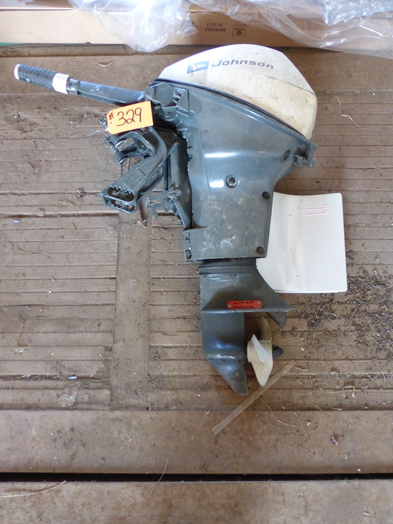Johnson outboard, 9 1/2 HP motor (supposed to be good)