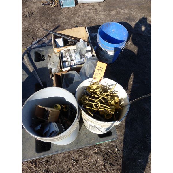 Assort. Pickup teeth, knife guards, bearings and misc. parts