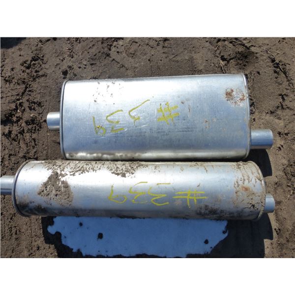 2- New mufflers and assort. Belts