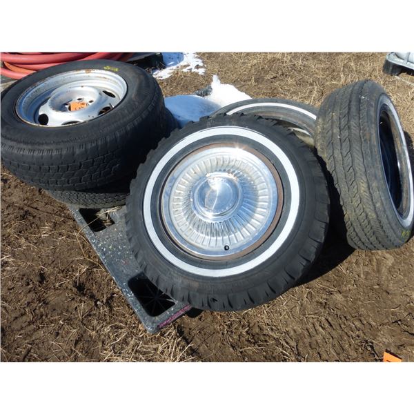 5- Assort. 15" tires