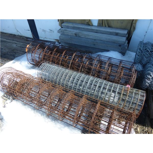3- Partial rolls of concrete mesh