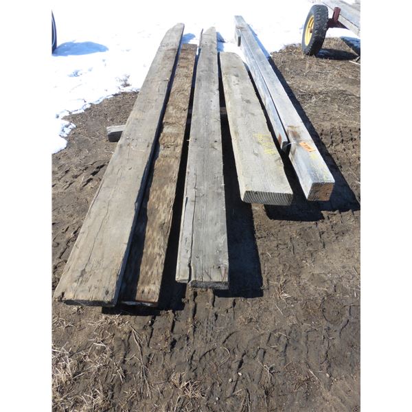 5- Planks, 1- 6 x 6 "