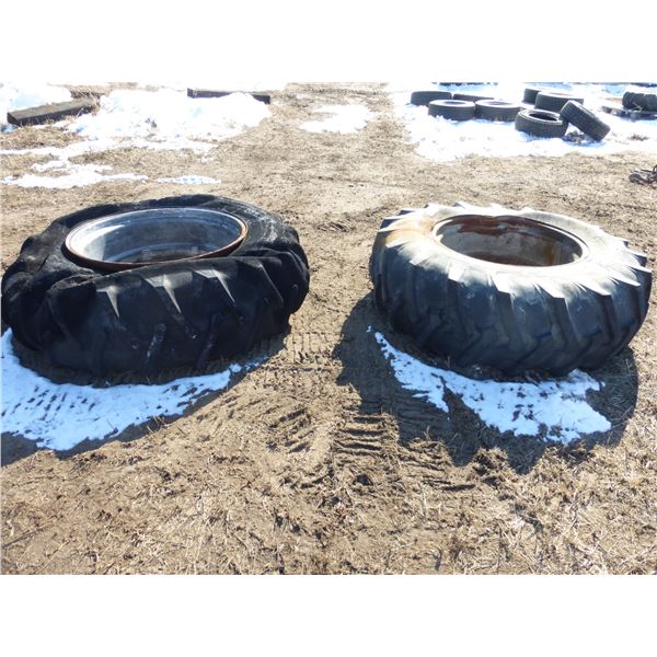 1- 18.4x30 tractor tire and 1- tractor rim