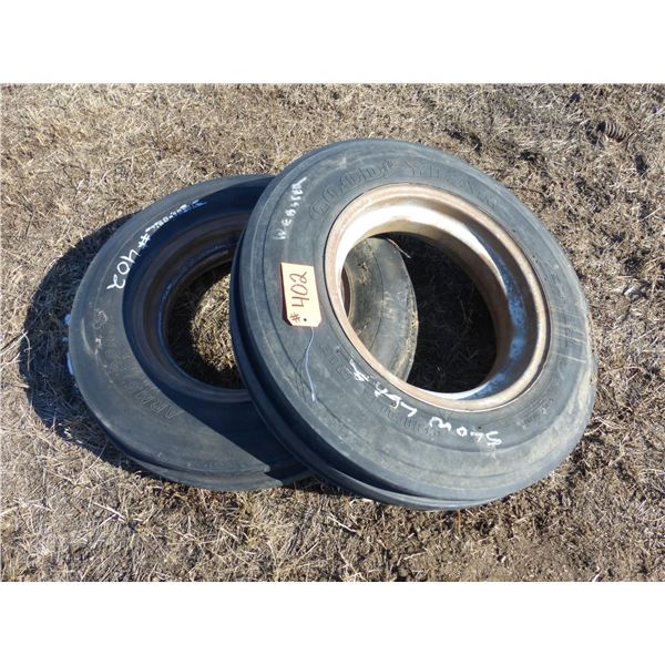 2- 7.50-18 SL tires and rims