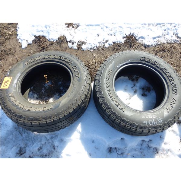 2- LT245/75R17 tires