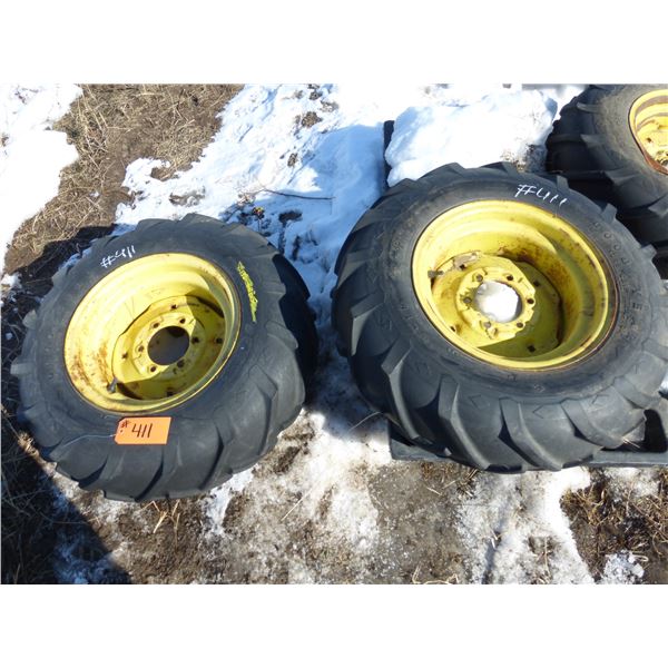 2- JD 6-hole rims on 8-16's