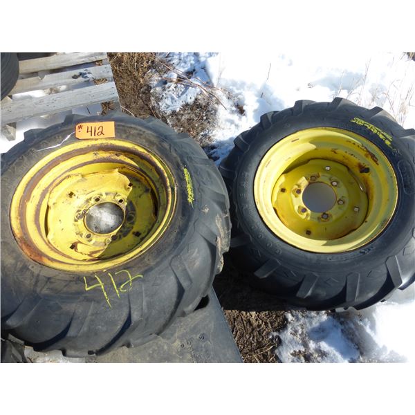 2- JD 6-hole rims on 8-16's