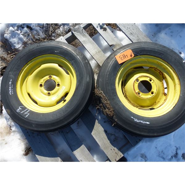 2- JD 4-hole rims on5.908-15's