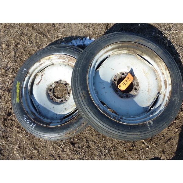 2- 4.00-19 SL tires and rims