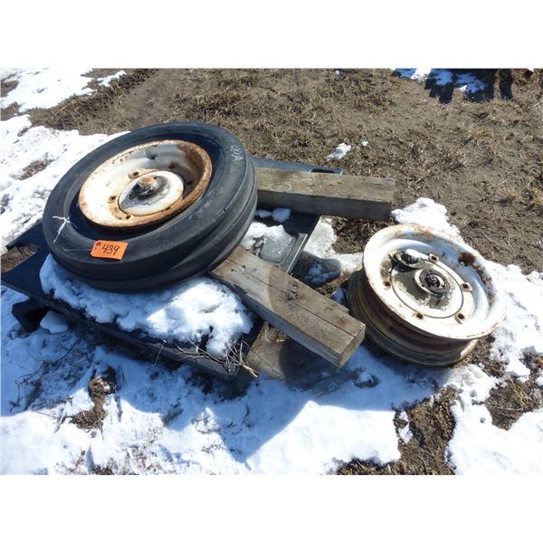 2- 8-hole tractor rims