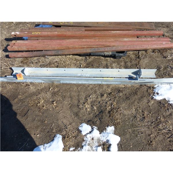 Galvanized angle & 2" square tubing
