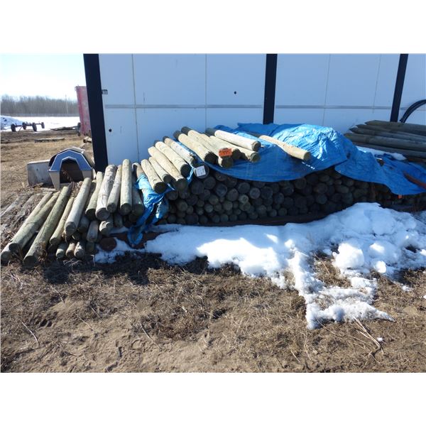 Approx. 140- 4"-5" x 7' posts (Buyer to load)