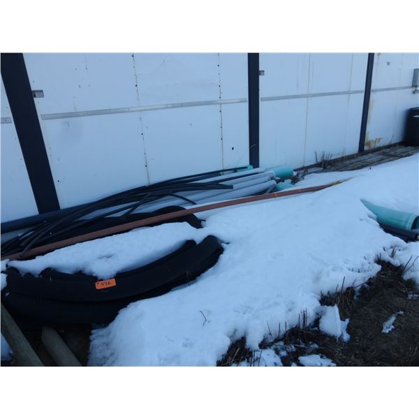 Rubber hose, sewer pipe and plastic pipe