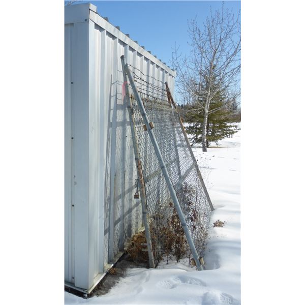 2- Approx. 8' chain-link gates