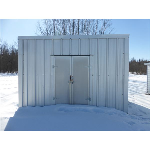9' x 12' Metal clad shed (Buyer responsible to load out by June 15th, Left at your own risk)