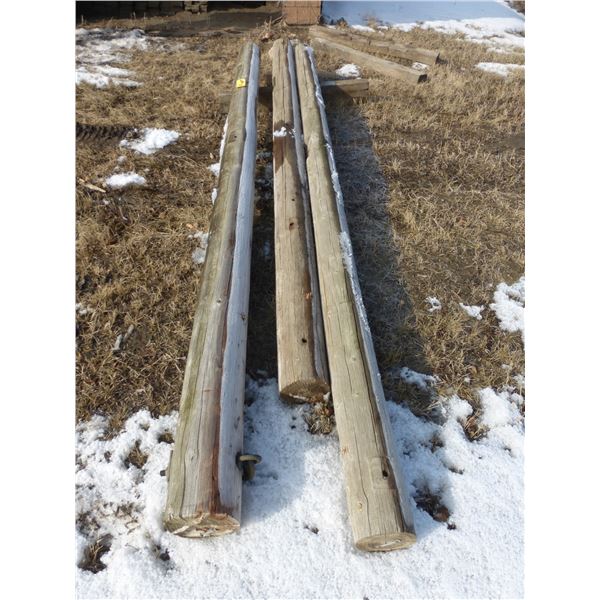 3- 7" x 13' Poles