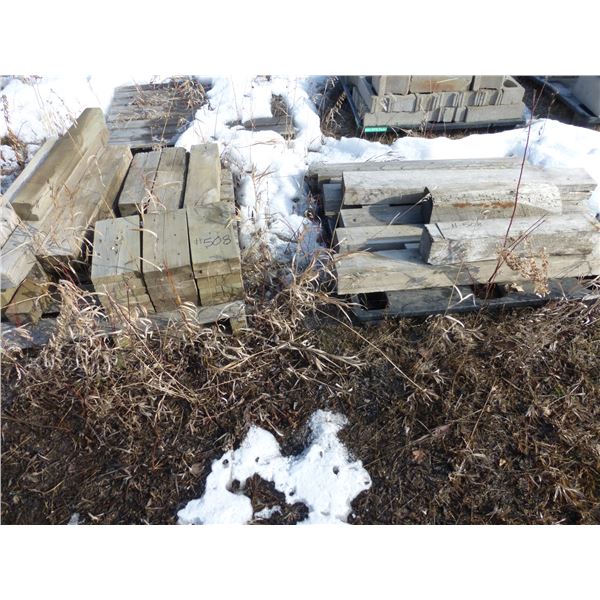 3- Pallets of blocks