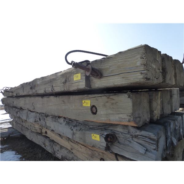 3- 4' x 20' Rig mats (so much each x 3) To be out by April 15th OR $10.00 each for loading fee, to b