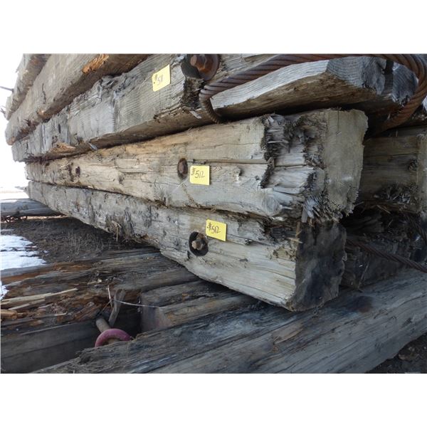 2- 4' x 20' Rig mats (so much each x 2) To be out by April 15th OR $10.00 each for loading fee, to b