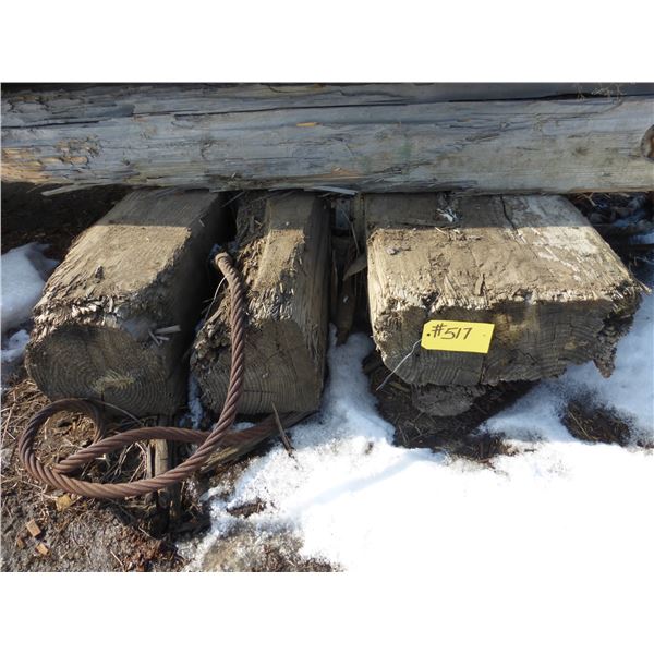 2- 4' x 20' Rig mats (so much each x 2) To be out by April 15th OR $10.00 each for loading fee, to b